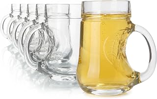 Oberglas Mostkanne Birne mit Henkel 250 ml, 6er-Set