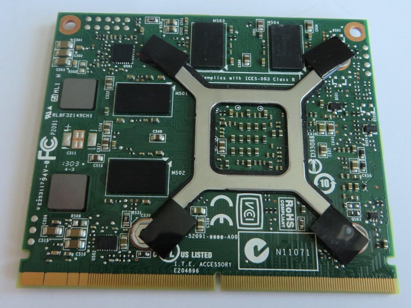 HP Quadro K2000M 2GB MXM Laptop Video Card N14P-Q3-A2