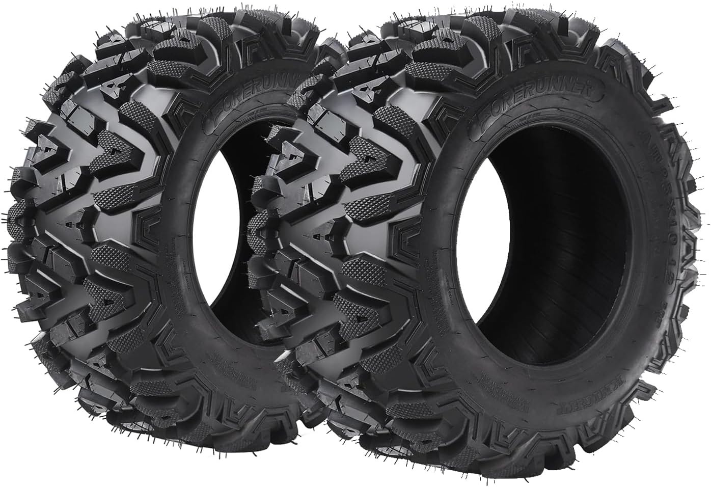 ATV/UTV Tires, 25x10x12 Atv Tire, Atv Mud Tires, 6 Ply, Set of 2 Automotive