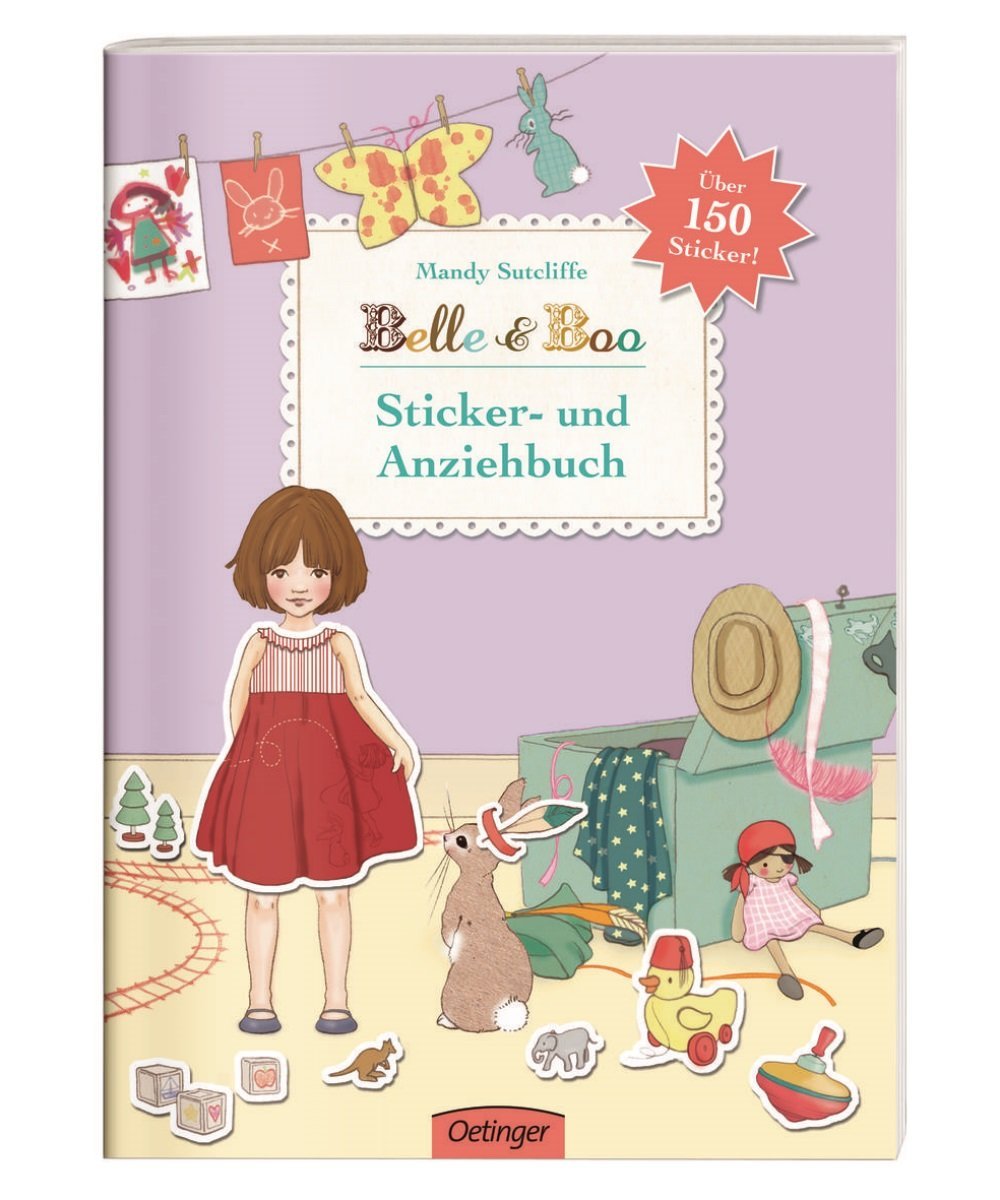 Amazon.com: Belle + Boo. Sticker- und Anziehbuch Ill. v. Sutcliffe ...