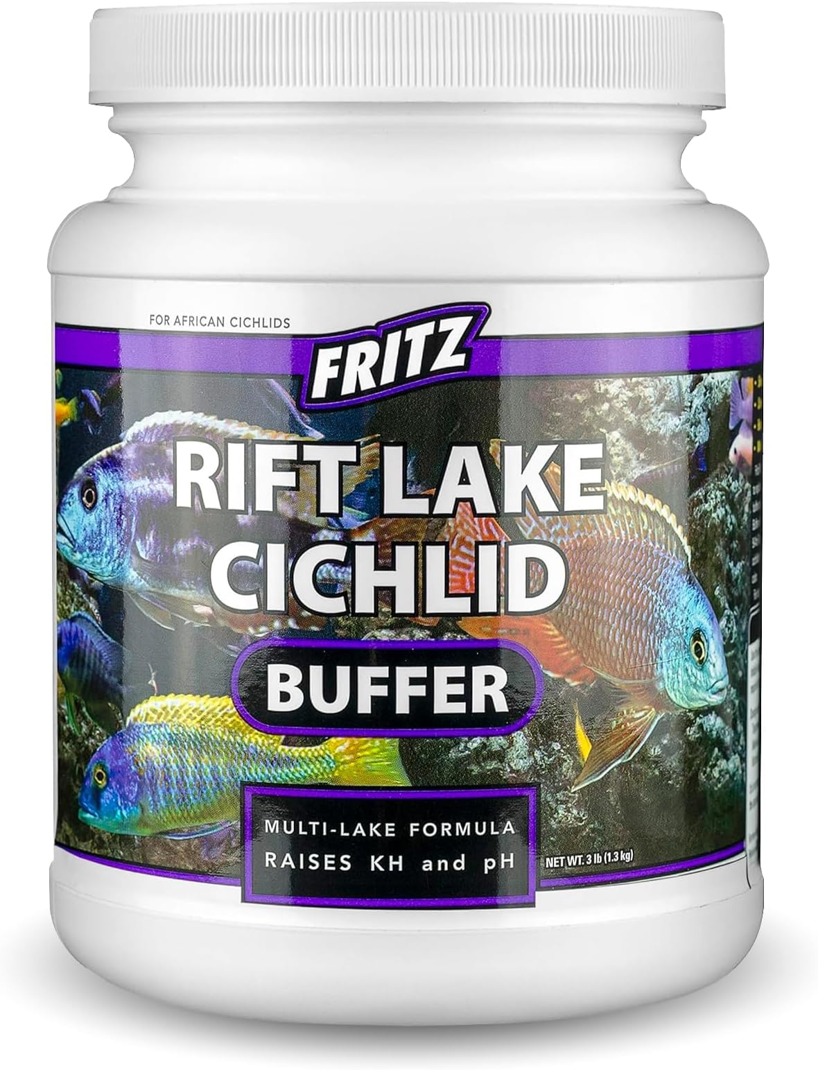Aquatics 84914 Rift Lake Cichlid Buffer, Multi-Lake Formula Raises KH & pH, 3lb