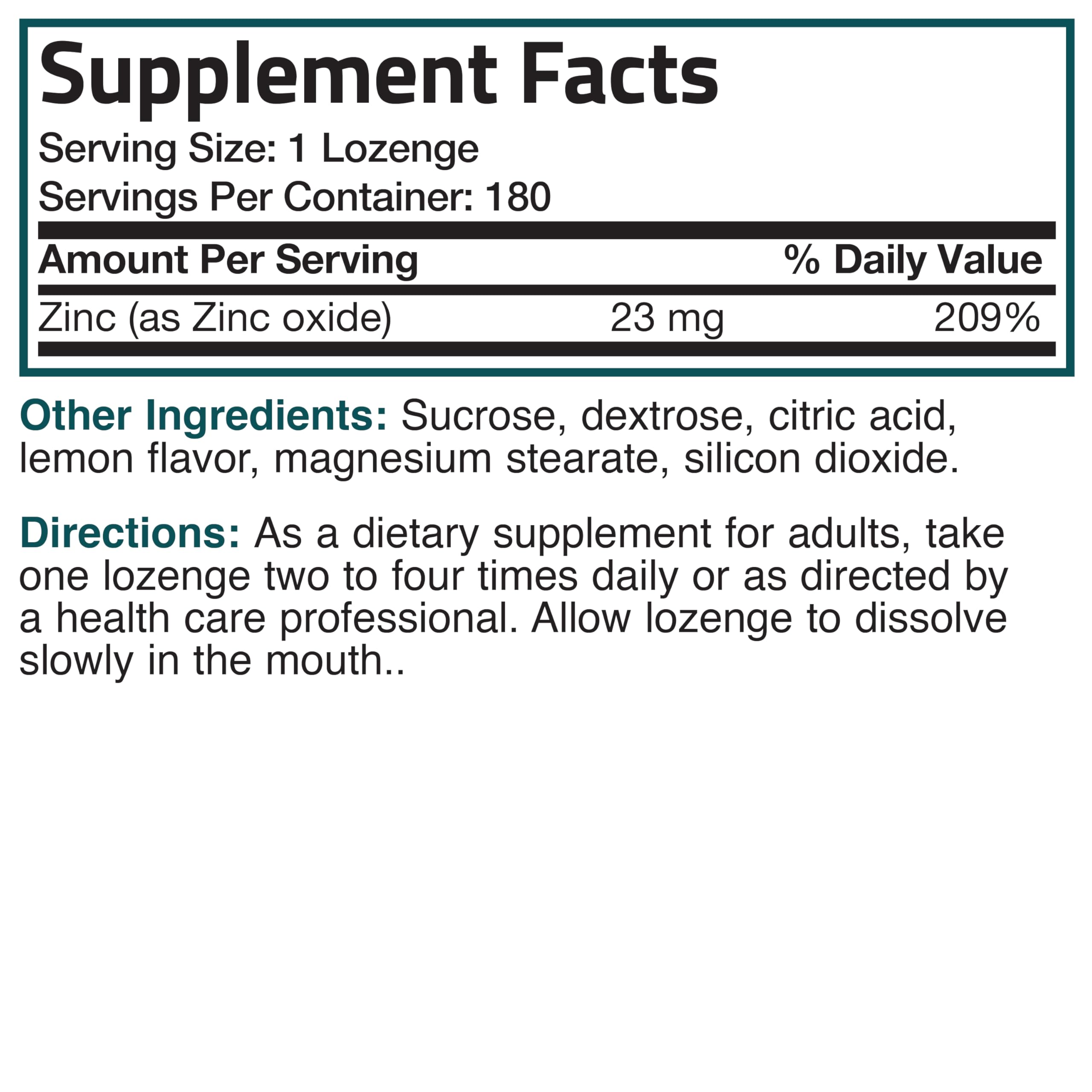 Bronson Zinc Immune & Antioxidant Support, Lemon Flavor, 180 Lozenges — Amazon image 8