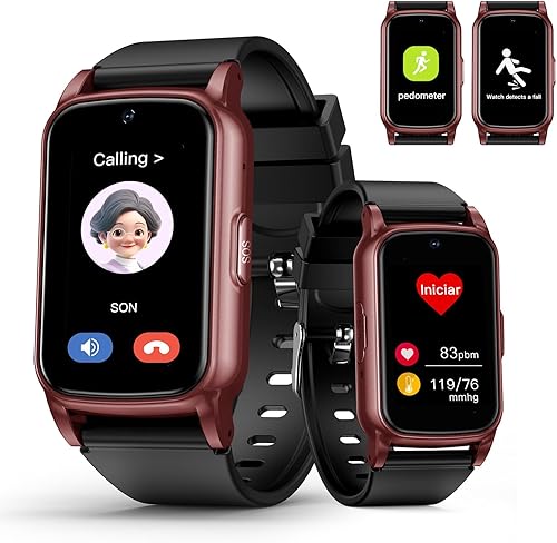Miniatura 9 de Fall Detection Smart Watch for Seniors with GPS Tracking & HD Video Call – Family Alert System, 4G Standalone Safety Watch for Dementia/Alzheimer’s