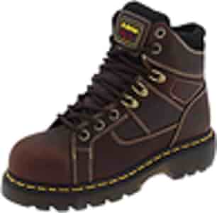 美品 Dr.Martin INDUSTRIAL STEEL TOE UK8 Winch Steel Toe Work Boots in Dark Brown | Dr. Martens