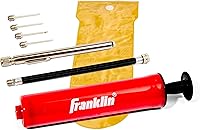Franklin Sports Ball Pump Kit with Gauge, 3 Needles, Hose & Carry Case - Ideal for Basketball, Soccer, Football
