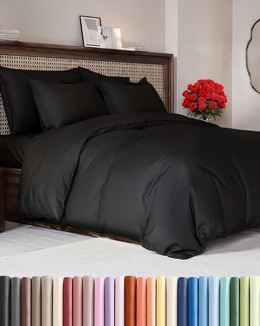 Black Duvet Cover Queen Size