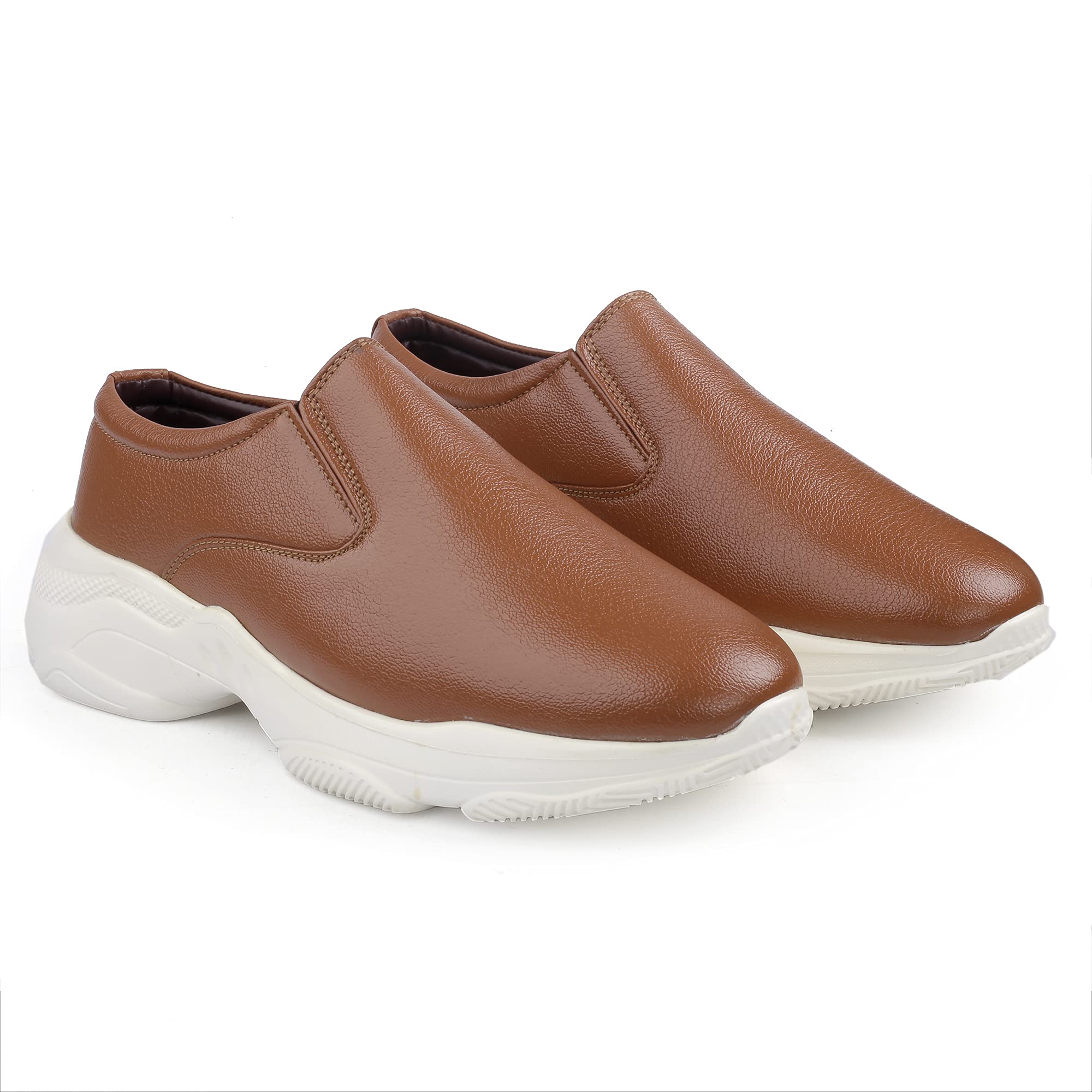 Mens Latest Tan Casual Outdoor Slip-on Shoe On Eva Sole with Extra Cushion 10-UK (B09HQNRQGP) Amazon Price History, Amazon Price Tracker