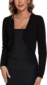 MINTLIMIT Womens Cropped Cardigan Sweater Long Sleeve Lightweight