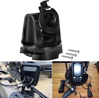 Secure swivel mount for Garmin Striker 4, 4/Plus 4/4Cv, 010-12439-10, Balck