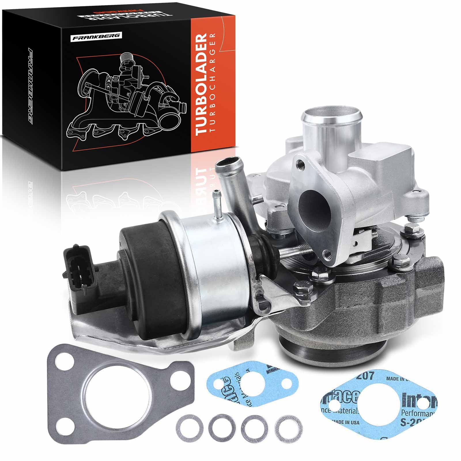 Frankberg Turbocompressori Compatibile con cono 955 2009-2018 Aveo T300 2011-2015 Doblo 263 2010-Oi Fiorino 225 2009-Oi Idea 350 2008-2012 Sostituisci# 5435-970-0027
