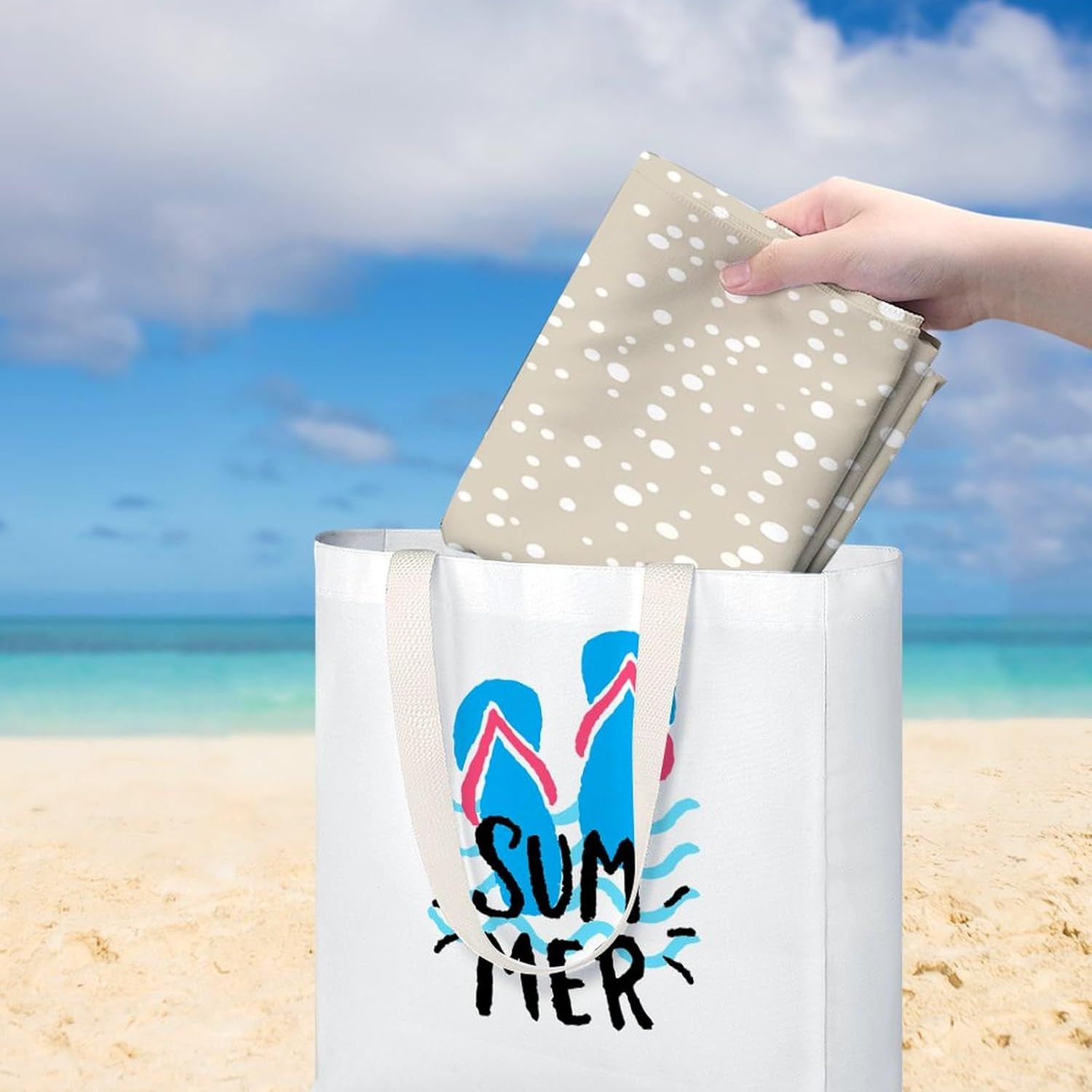 Swimming Towel, Seamless Dot Pattern Printed Fashion Towel,Portable Towel,Durable Towel