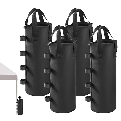 140 LBS Top Zipper Sand Bags for Canopy Legs, Canopy