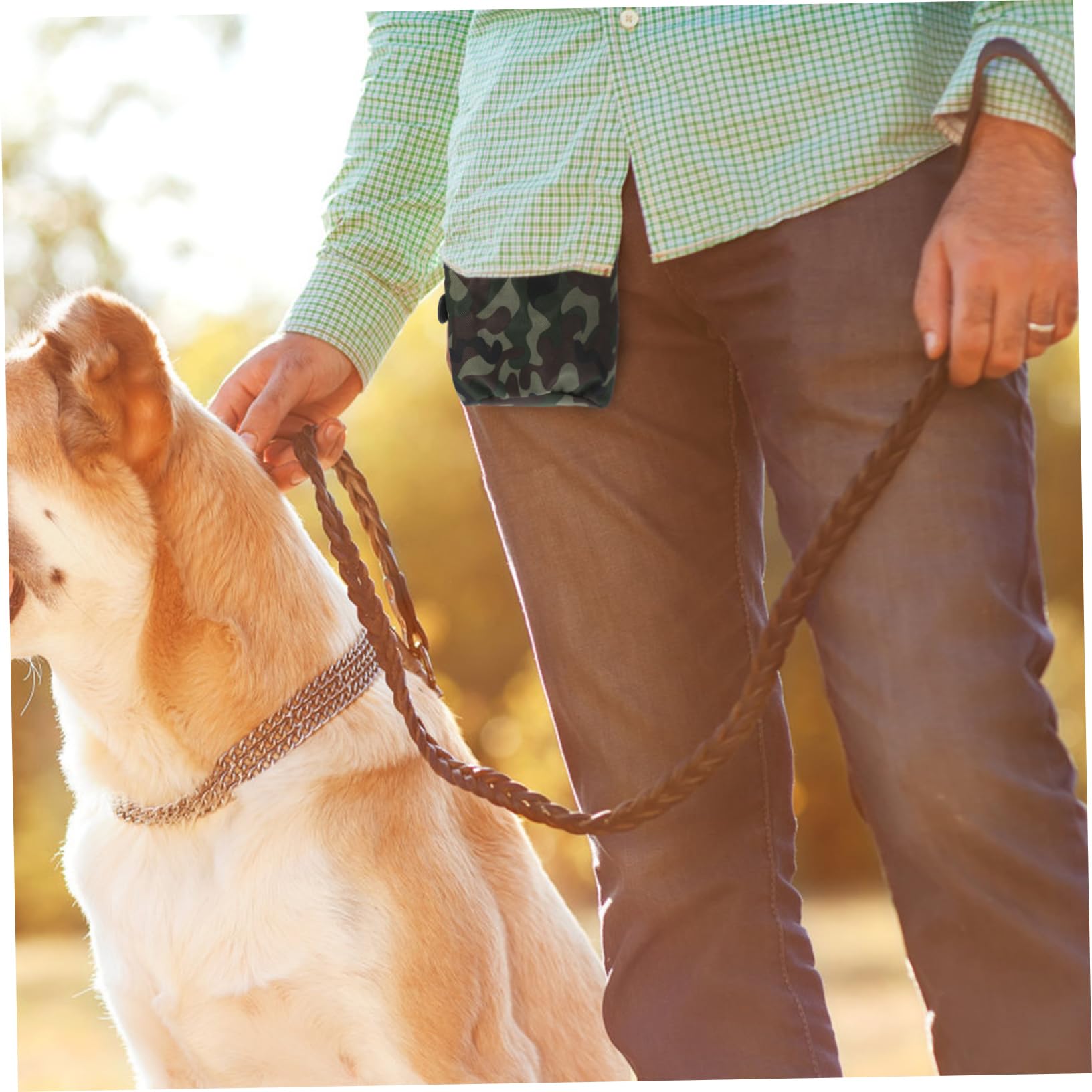 Sosoport 3pezzi Borsa per Addestramento Cani Sacchetto Pet Treat Bag per Passeggiate e Allenamenti all Aperto Design Pratico e Stile alla Moda Compatte Camouflage