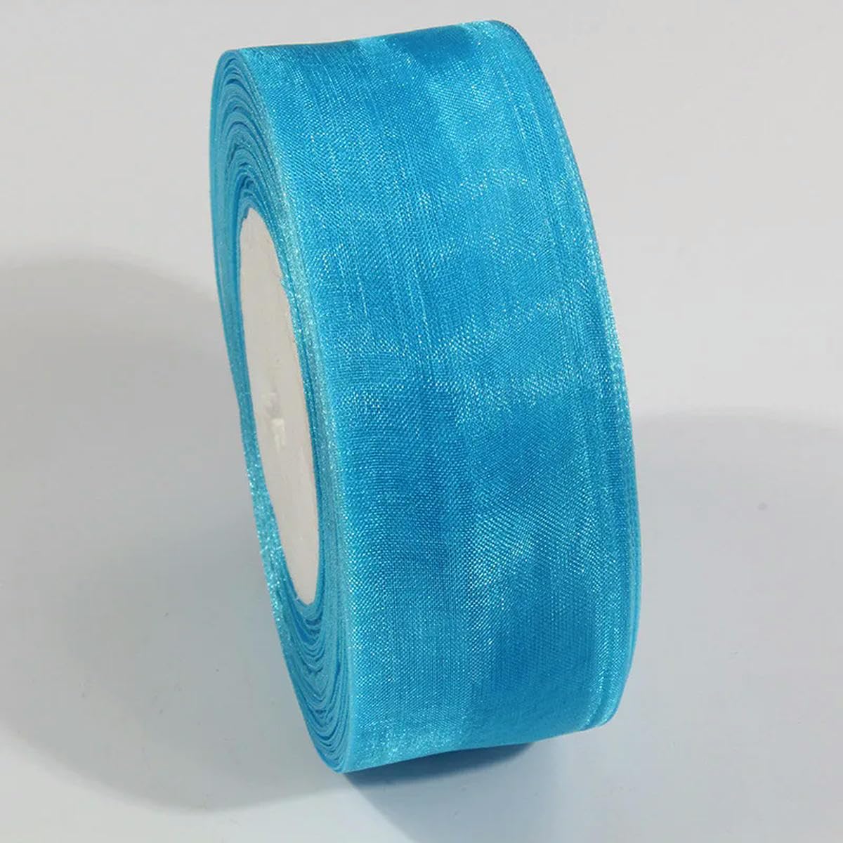 CIVIOOH 50 Yards Sheer Chiffon Ribbon Organza Satin Ribbons for Gift Wrapping Wedding Decoration Bouquets Party DIY Crafts