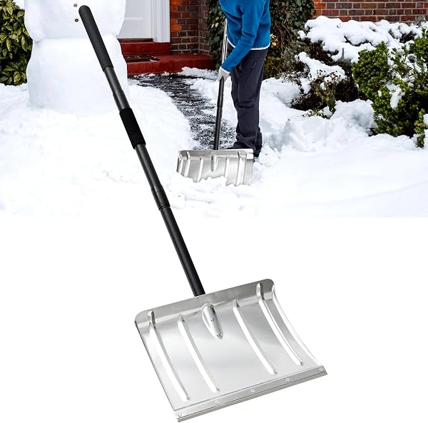 Heavy Duty Aluminum Snow Pusher Shovel