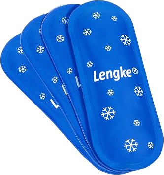 Leng Ke Ice Packs, TSA Approved Ice Packs for Insulin Cooler Travel Case 4 Packs