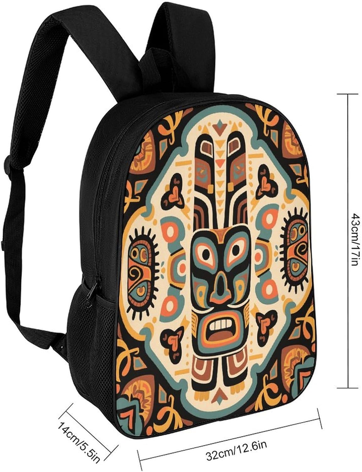 Ethnic TotemHeavy Duty Laptop Backpack Travel Backpack image 2