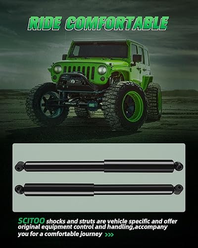 Miniatura 6 de SCITOO - Amortiguador trasero para Ford se adapta a 1990 1991 1992 1993 1994 1995 1996 para Ford para amortiguadores F-150 344079 Struts - Juego de