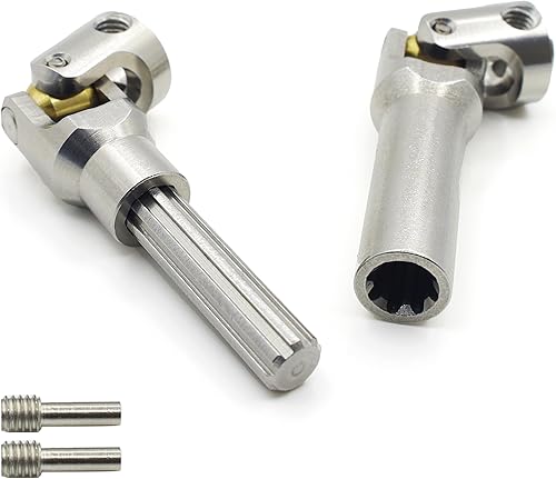 Miniatura 2 de Eje de transmisión de acero inoxidable resistente para 110 RC Car Crawler Axial SCX10 90046 AXI03007 TRX4 Redcat Gen8 (2.953-3.780 in)