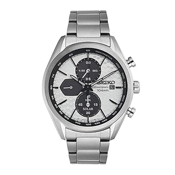 Seiko Analog White Dial Men's Watch-SSC769P1