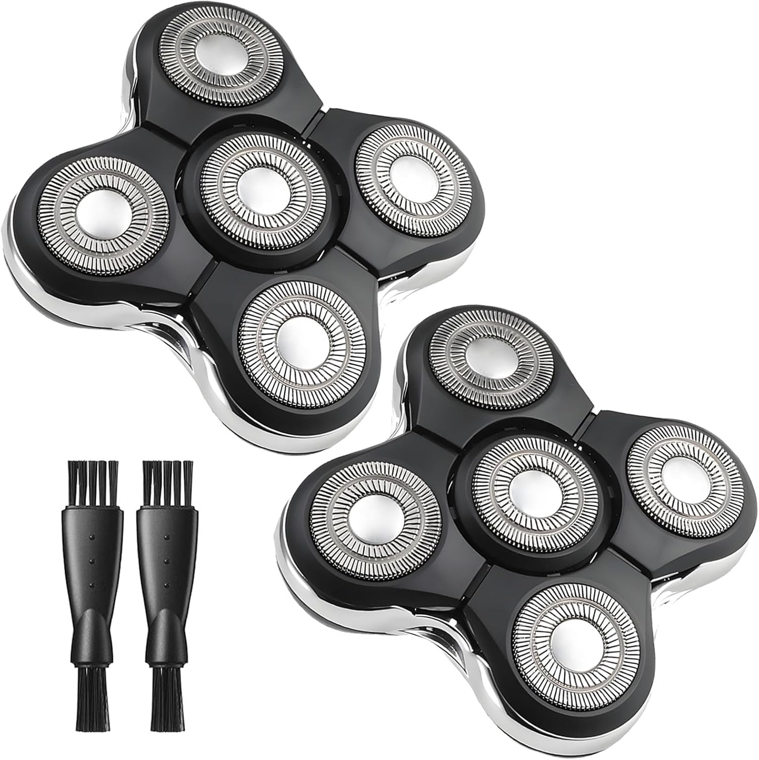 Balder Boss Replacement Head Compatible with Remington Balder Boss XR7120 XR7100 and RX7 Ultimate Series XR1600, 2 Pack Remington Shaver Replacement Heads, 2 Cleaning Brush