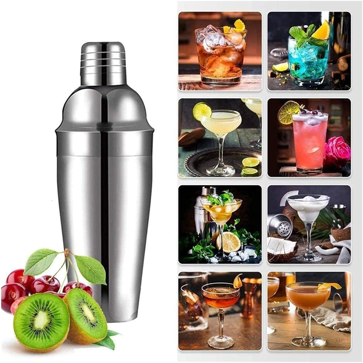 ONOTEC Bartender Kit, 14 Piece Cocktail Shaker Stainless