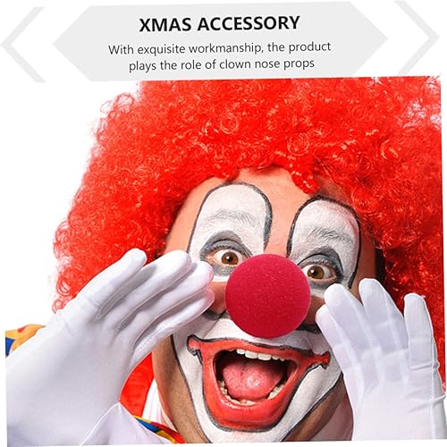 Miniatura 4 de 100 piezas de bola de nariz de payaso, trajes para niños, disfraz de bufón, ropa a granel, payaso, cosplay, decoración de disfraces, narices de