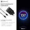 Motorola USB Charger 68W 1x USB-C USB PD 3.0 USB PD Black GaN Fast Charger