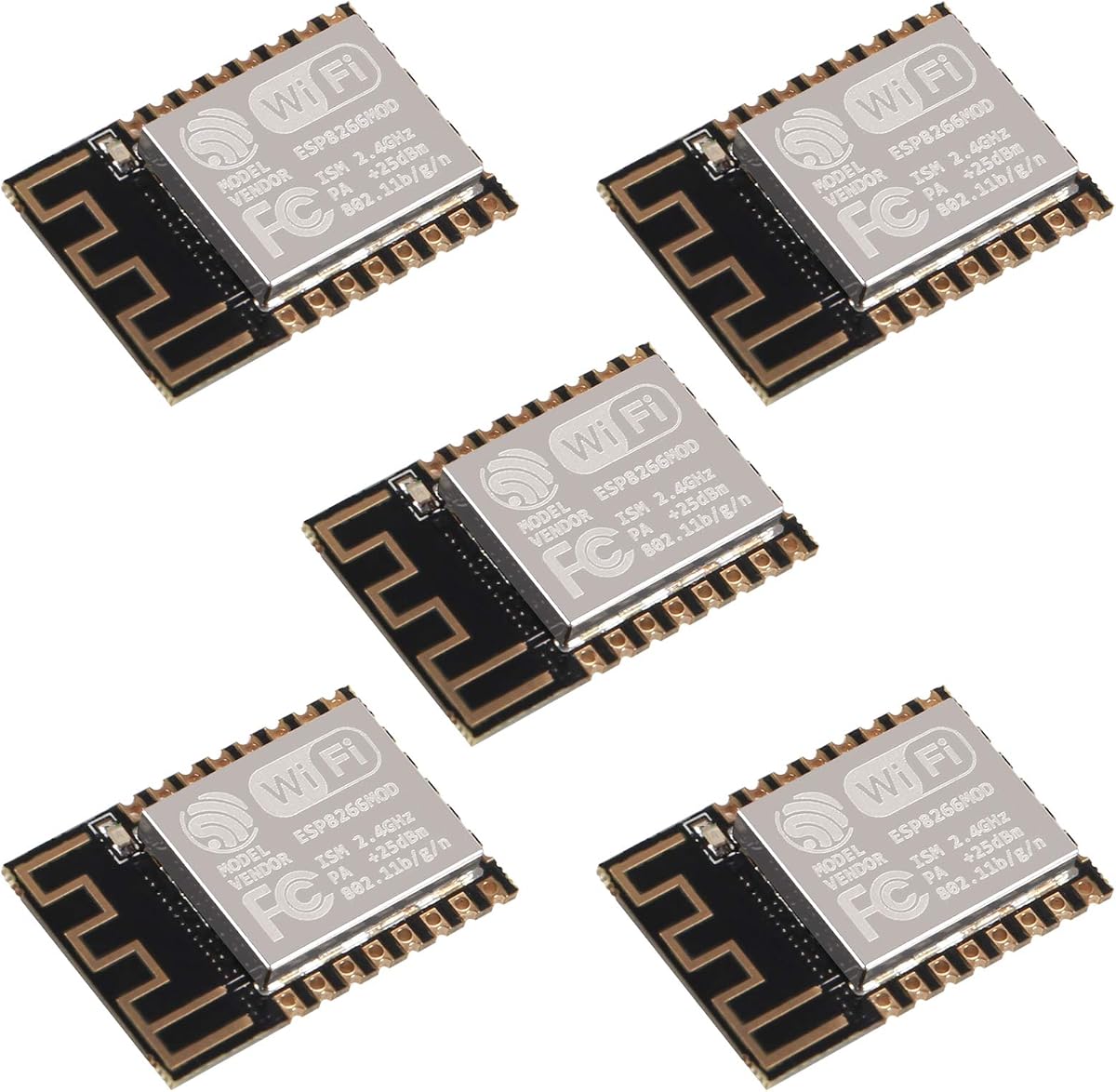 ACEIRMC ESP8266 ESP-12F WiFi Serial Module Microcontroller 802.11N Module Wireless Transceiver Remote Port Network Development Board for Arduino NodeMCU MicroPython (ESP-12F)