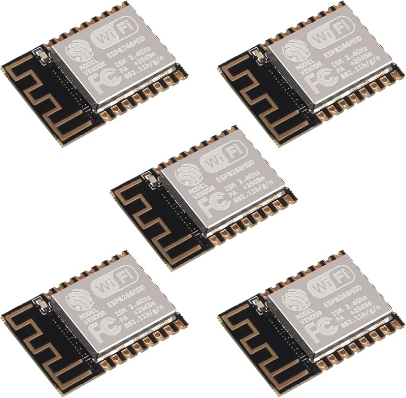 ACEIRMC ESP8266 ESP-12F WiFi Serial Module Microcontroller 802.11N Module Wireless Transceiver Remote Port Network Development Board for Arduino NodeMCU MicroPython (ESP-12F)