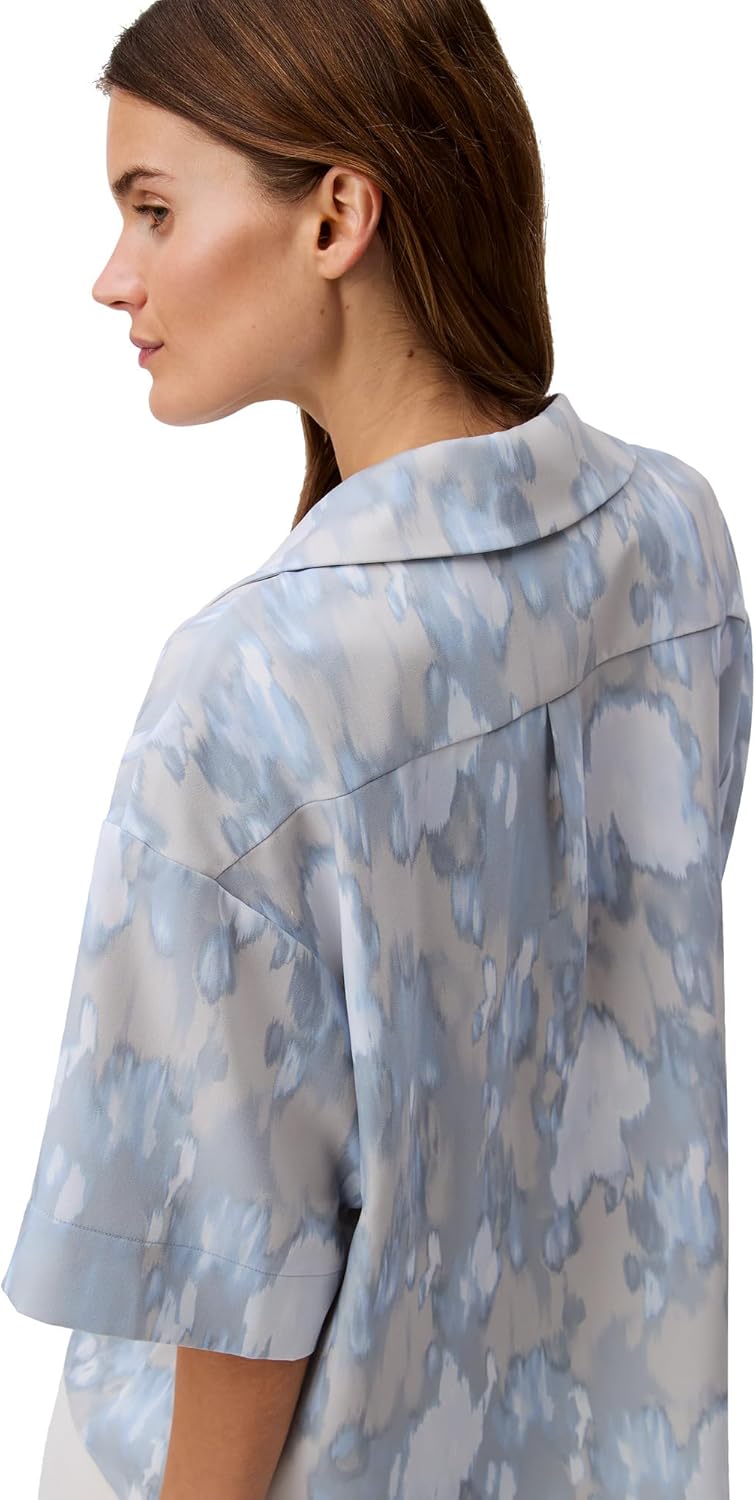 Calvin Klein Women's Crepe Printed Wrap Top - Image 5