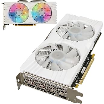 Ouitble Dual Radeon RX 580 8G GDDR6 Gaming Graphics Card Office 256Bit Computer Graphics Card (AMD) 1284MHz GPU 2048SP PCI Ex