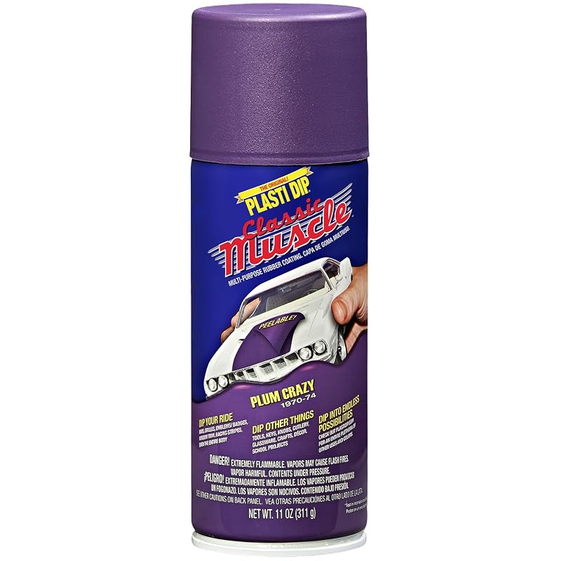 Plasti Dip Plum Crazy revestimento de borracha removível em spray para carro, acabamento fosco, 330 mL