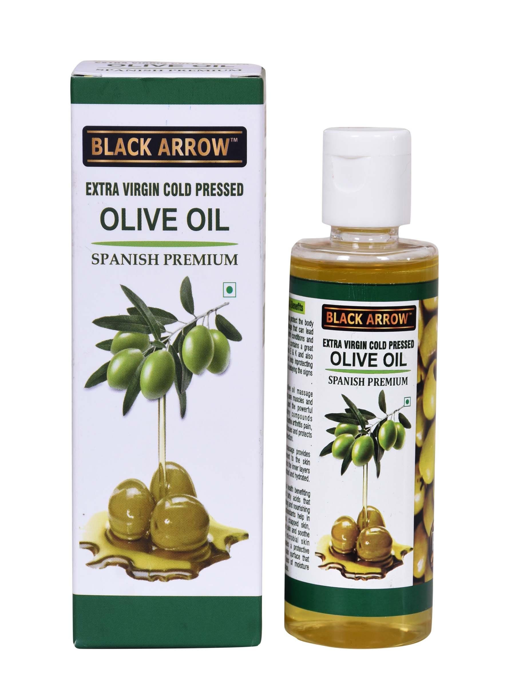 Black Arrow Spanish Premium Extra Virgin Olive oil For Moisturizer for Skin & Hair, Ideal for Dressing & Garnishing - 100ml (B0CKJ2PQCS) Amazon Price History, Amazon Price Tracker