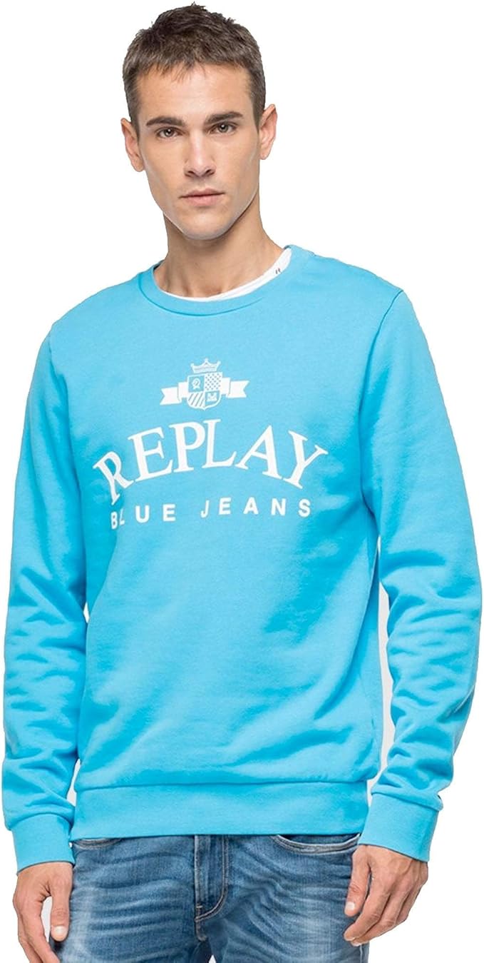 replay blue jeans hoodie