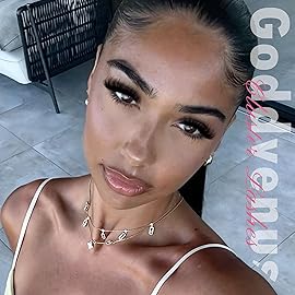 Goddvenus Wispy Lash Clusters Kit Cluster Eyelash Extensions Natural Lash Extension Kit C Curl Fluffy Individual Eyelashes with Bottom Lashes Clusters Waterproof Bond and Seal DIY at Home