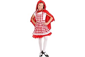 Charming Little Red Riding Hood Halloween Costume for Girls: A Storybook Adventure Come to Life