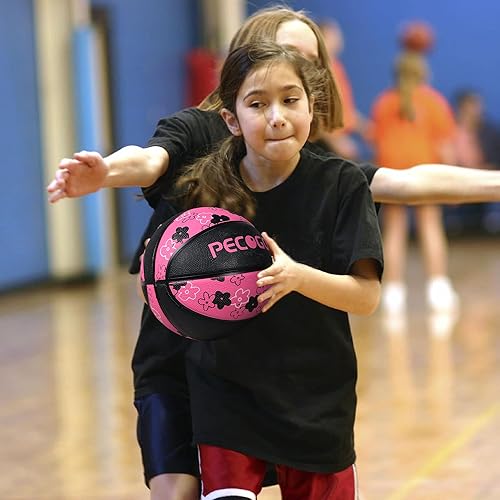 Miniatura 69 de Balón de baloncesto de goma oficial para interiores y exteriores, para hombres, tamaño 3/4/5/6/7 para niños, jóvenes, adolescentes, niños y niñas,