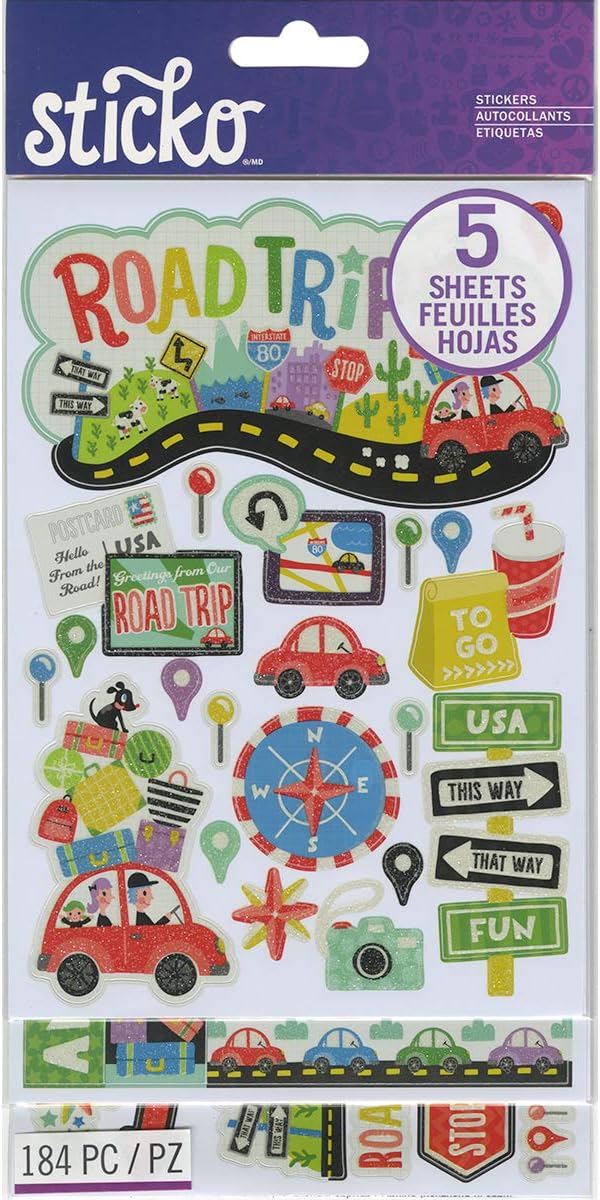 Sticko 52-60161 Road Trip Flip Pack