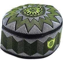 Alwee ALW006 Muslim Prayer Headware Kufi Hat Men Islam Skull Cap Ramadan Eid Gift