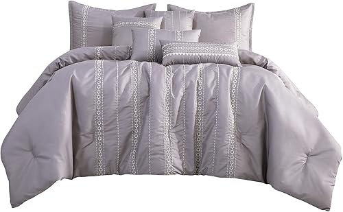 Miniatura 2 de Overstock Laguna Luxury - Juego de edredón de 7 piezas, tamaño Queen