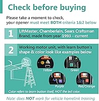 Vista 3 de 2 para Chamberlain Liftmaster Craftsman Abridor de puerta de garaje remoto 893LM 893Max