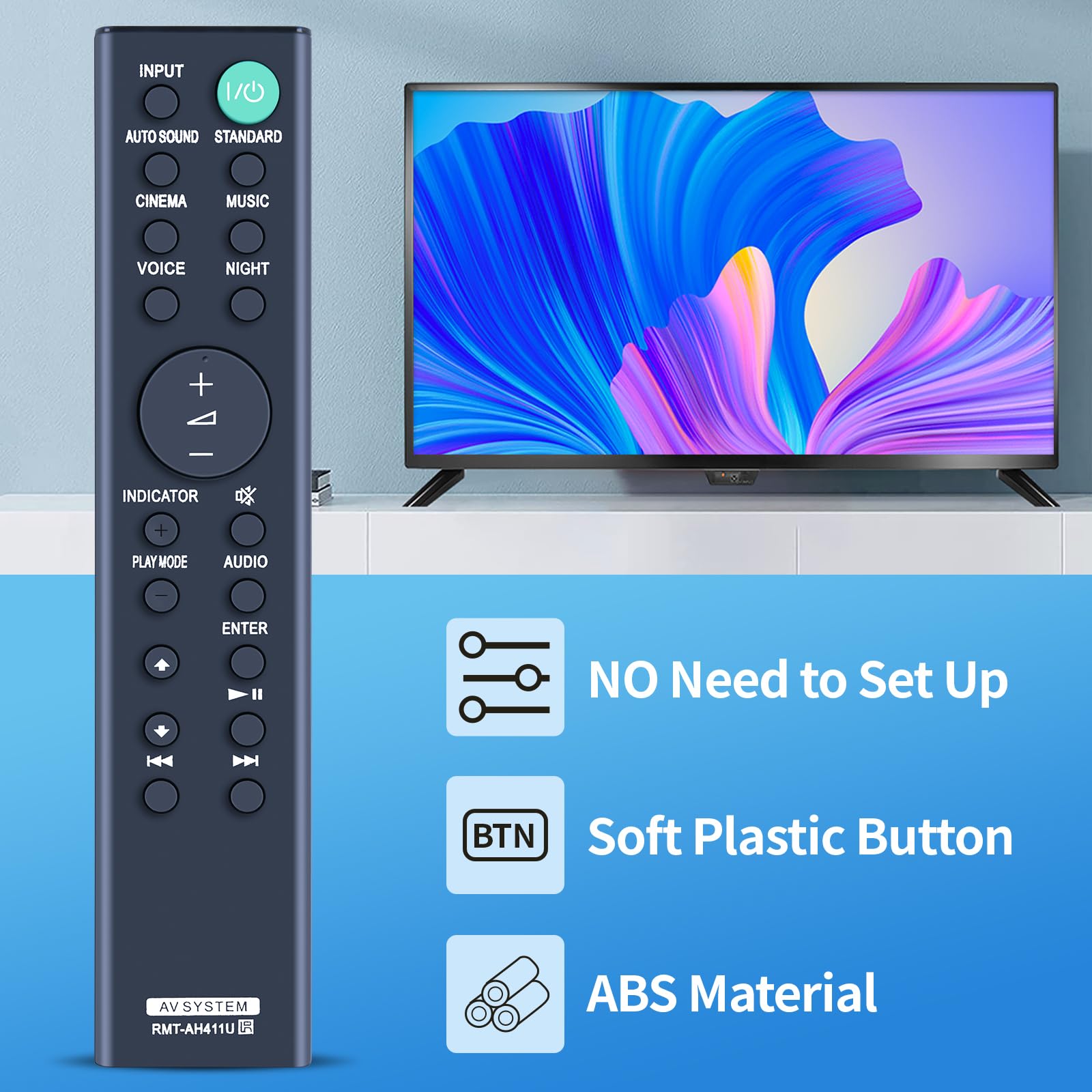 AH301U Pour Barre De Son Sony HT-MT300 HT-MT301