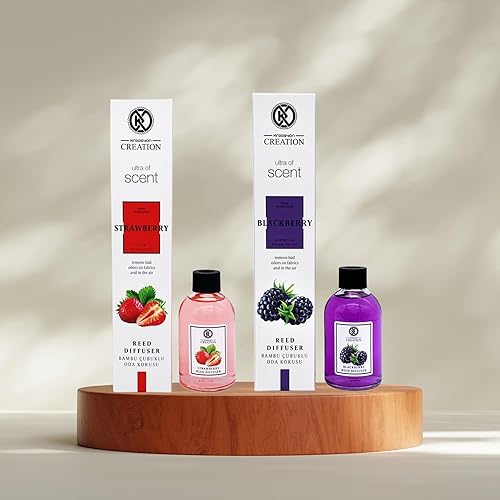 Juego de difusor de varillas Paquete de 2 aroma a piña y cítricos, 3.9 fl oz Caña de aceite de aromaterapia de larga duración, ambientadores para