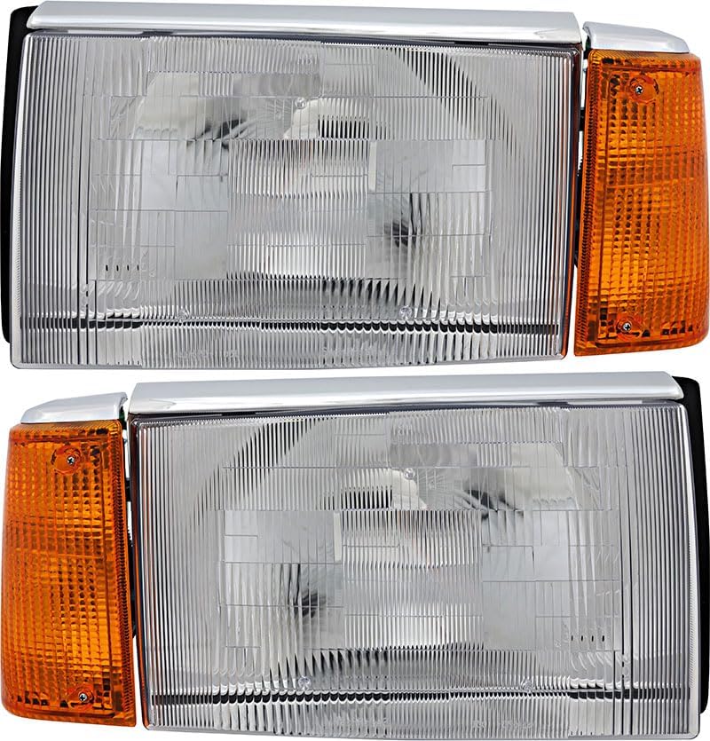 Gold Shrine Para Volvo Wiaes  Wia Integral Aero Sleeper Faro 1988 1989 1990 1991 1992 1993 1994 1995 1996 1997 Reemplazo del conjunto del faro