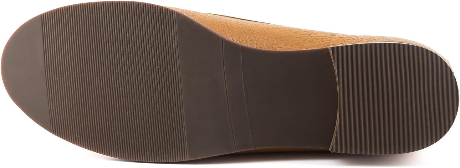 Womens Genuine Leather Comfort Slip on Penny Loafers - Image 2