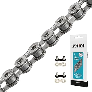 TAYA e-TB910-DH Single Speed Bike Chain, 136 Links, GST Rust-Proof, Durable and Smooth Shifting, for E-Bike, and Internal Gear Hub System