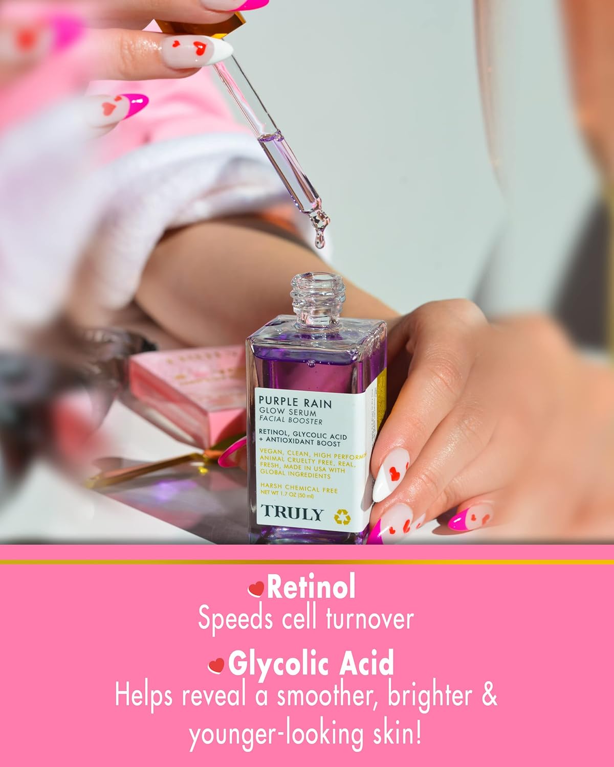 Buy Truly Beauty Purple Rain Facial Oil Acne scar treatment for face Acne spot treatment and