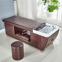 Beauty Salon Massage Bed Full Reclining Thai Massage Flushing Physiotherapy Shampoo Hairdressing Bed A