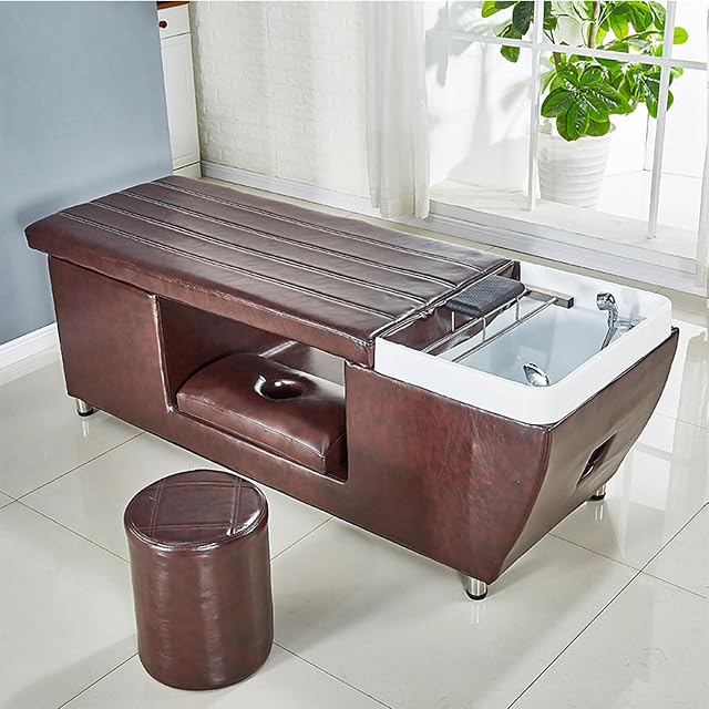 Beauty Salon Massage Bed Full Reclining Thai Massage Flushing Physiotherapy Shampoo Hairdressing Bed A